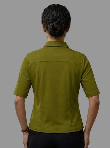 Knitted Shirt Olive