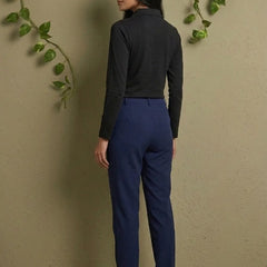 Short  Zippered Shirt Black